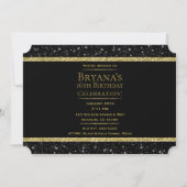 Invitation Billet pour l'événement de la soirée VIP Glamour P (Dos)