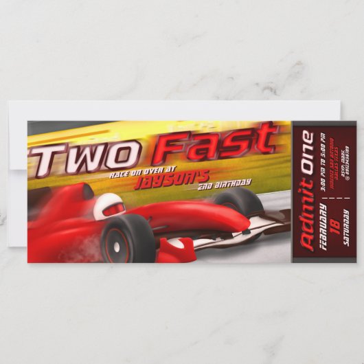 Invitation Billet Rapide (Devant)