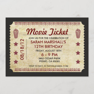 Invitation Billet vidéo