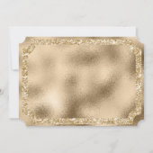 Invitation Billet VIP Doré Evénement Spécial (Dos)