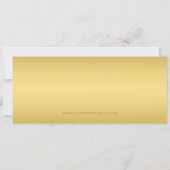 Invitation Billet VIP Or 70e anniversaire (Dos)