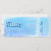 Invitation Billet Winter Onederland (Devant)