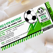 Invitation Billets de football Pass Anniversaire Fête Invitat