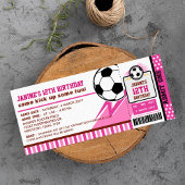 Invitation Billets de football Pass Anniversaire Fête Invitat
