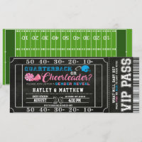 Billets de football Quarterback ou Pom-pom girl bé