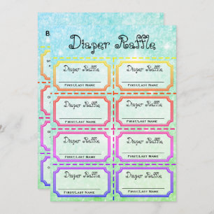 Invitation Billets de rabat pour bébé