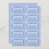 Invitation Billets de rousseur de couches (Devant / Derrière)