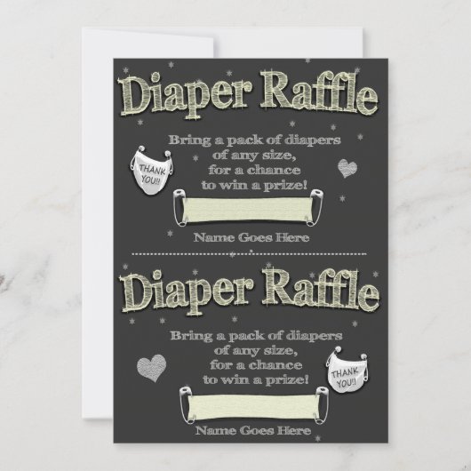 Invitation Billets de rousseur de couches Baby shower mignon (Devant)