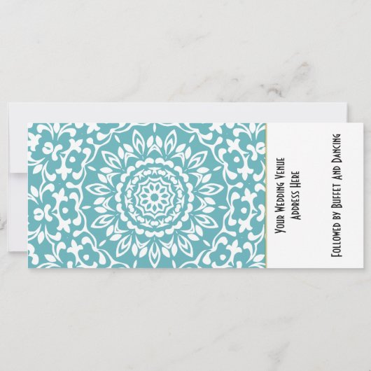 Invitation Billets d'embarquement Mariage Destination Chypre (Dos)