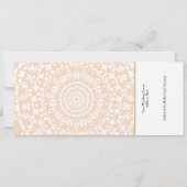 Invitation Billets d'embarquement Mariage Destination Chypre (Dos)