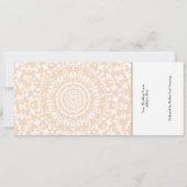 Invitation Billets d'embarquement Mariage Destination Mexique (Dos)