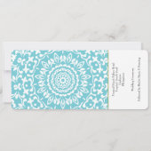 Invitation Billets d'embarquement Mariage Philippines (Dos)