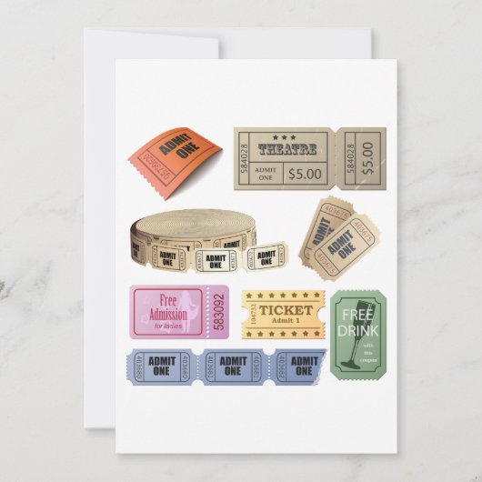 Invitation Billets divers (Devant)