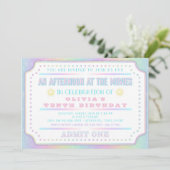 Invitation Billets Rainbow Movie Anniversaire (Debout devant)