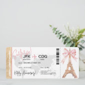 Invitation Billetterie Paris Surprise Anniversaire (Debout devant)