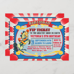 Invitation Billetterie VIP pour la fête d'anniversaire du cir