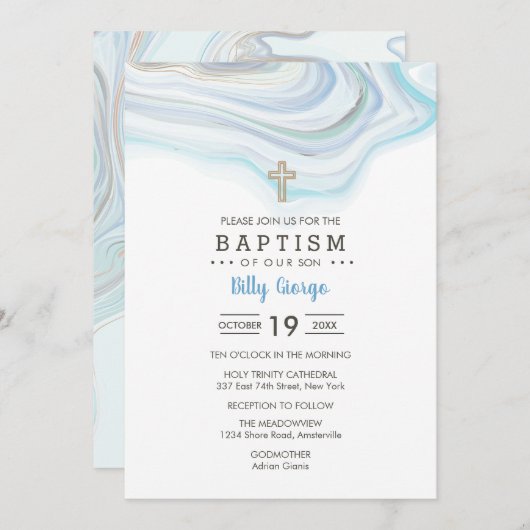 Invitation Billy 2 (Devant / Derrière)