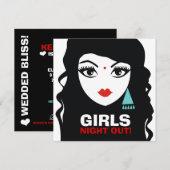 Invitation Bindi magnifique| Lash lustrant (Devant / Derrière)