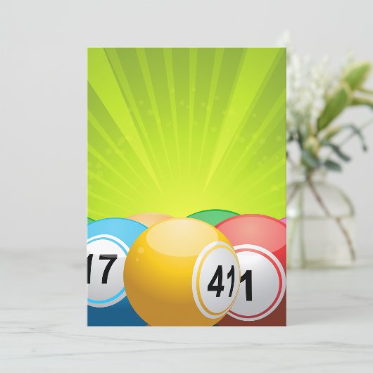 Invitation Bingo Balls