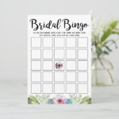 Invitation Bingo de Fêtes des mariées successives (Debout devant)