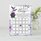 Invitation Bingo du Baby shower de brasserie pour bébés (Debout devant)