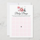 Invitation Bingo du Baby shower de de Little Boo Citrouille (Devant)