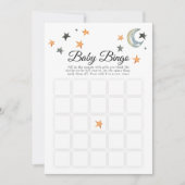 Invitation Bingo du Baby shower de de Little Boo Citrouille (Devant)