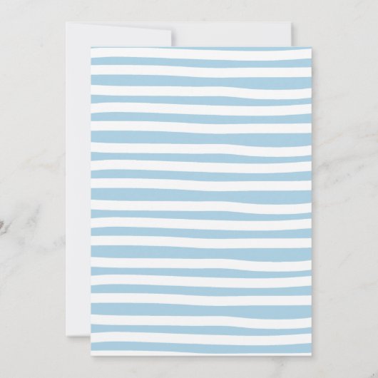 Invitation Bingo Fête des mariées Jeu Bleu Blanc (Dos)