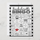 Invitation Bingo, Jeu De Fête, Défi (Devant)