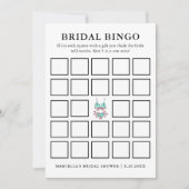 Invitation Bingo nuptiale | Lingerie Bridal Party (Devant)
