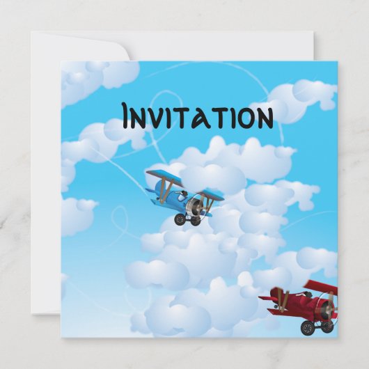 Invitation BiPlane's (Devant)