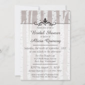 Invitation Birch Tree Rustic Nature Nuptiale Douche Invitatio (Devant)