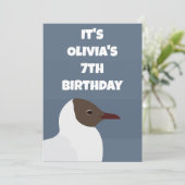 Invitation Bird Gull Seagull Anniversaire de enfant Party (Debout devant)