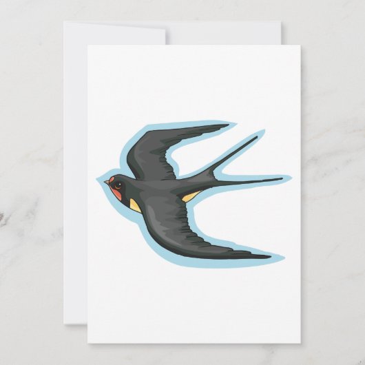 Invitation Bird in Flight (Devant)