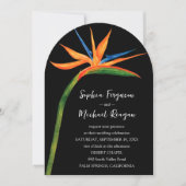Invitation Bird of Paradise QR Code All In One Mariage (Devant)