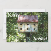 Invitation Birdhouse (Devant)