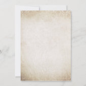 Invitation Birdhouse Botanical Nature 75e anniversaire (Dos)