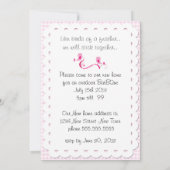 Invitation Birdhouse Whimsical et Birds House Party (Dos)