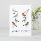 Invitation Birdwatcher Birding Event Collecte de fonds (Debout devant)