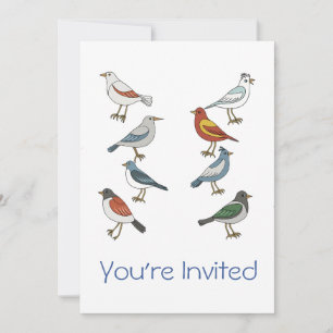 Invitation Birdwatcher Birding Event Collecte de fonds