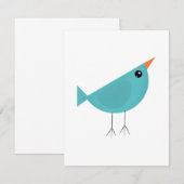 Invitation Birdy (Devant / Derrière)