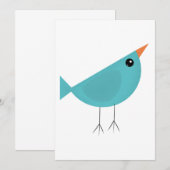 Invitation Birdy (Devant / Derrière)
