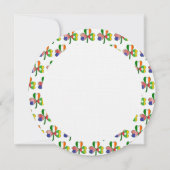 Invitation Birman Myanmar Irish USA Shamrock Anniversaire (Dos)