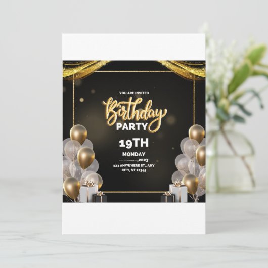 INVITATION BIRTHDAT 19E (Debout devant)