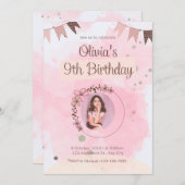 Invitation birthday  (Devant / Derrière)