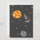 Invitation Birthday Dino Space for Boys Editable (Dos)