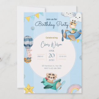 Invitation birthday for kids  kaart