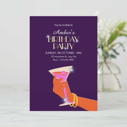 INVITATION BIRTHDAY PARTY (Debout devant)