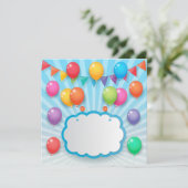 Invitation Birthday party (Debout devant)