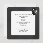 Invitation Birthday Party Retro Typewriter by a Window (Dos)